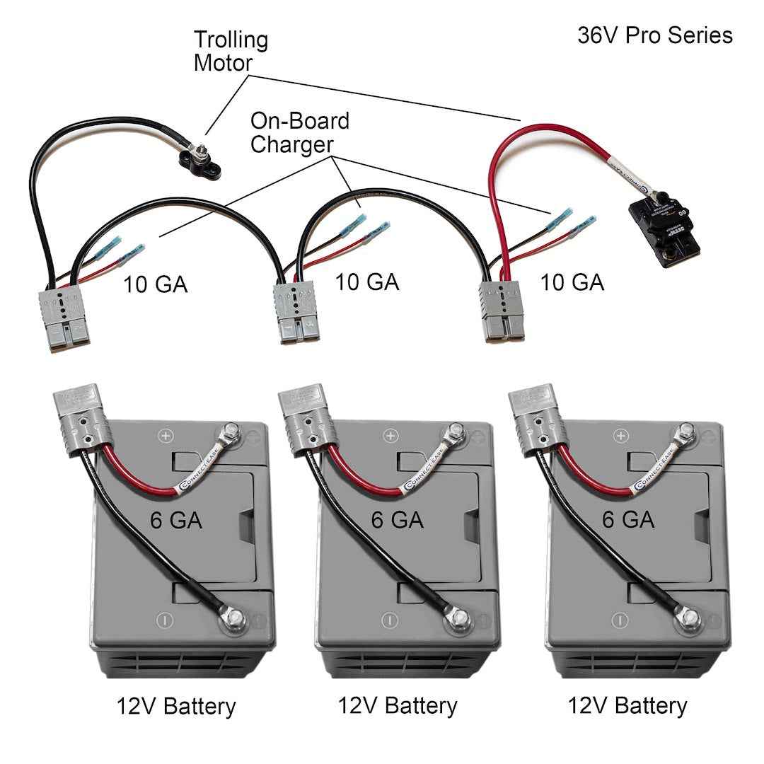 Connect-Ease RCE36VPRO 150-Amp 36V Pro Series Harness
