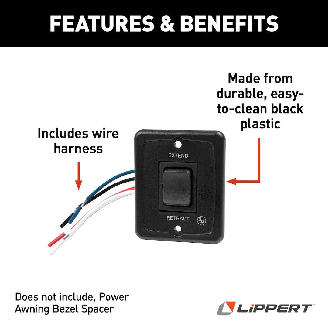 Lippert Components 285500 Awning Switch - image 2