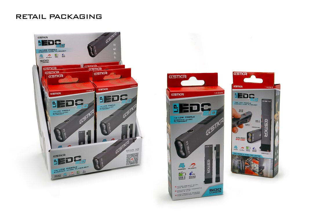 STKR Concepts 14269DD LP-EDC 5.0 Flashlight Display