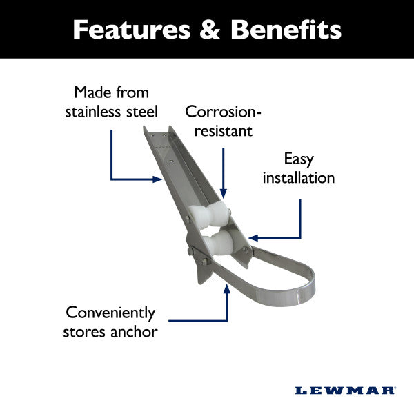Lewmar 66840008 Anchor Bow Roller - image 3