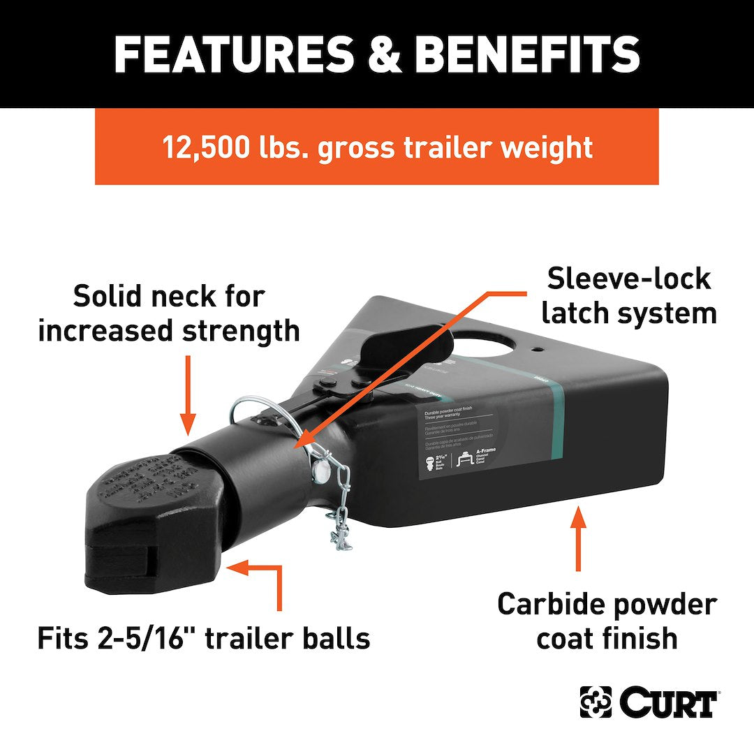 Curt 25227 Trailer Coupler - image 3