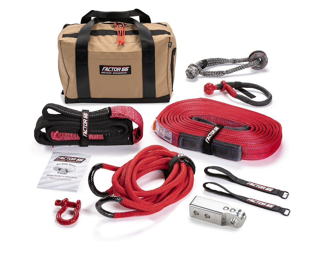 Factor 55 00494-05 Silver UTV Winch and Tow Kit