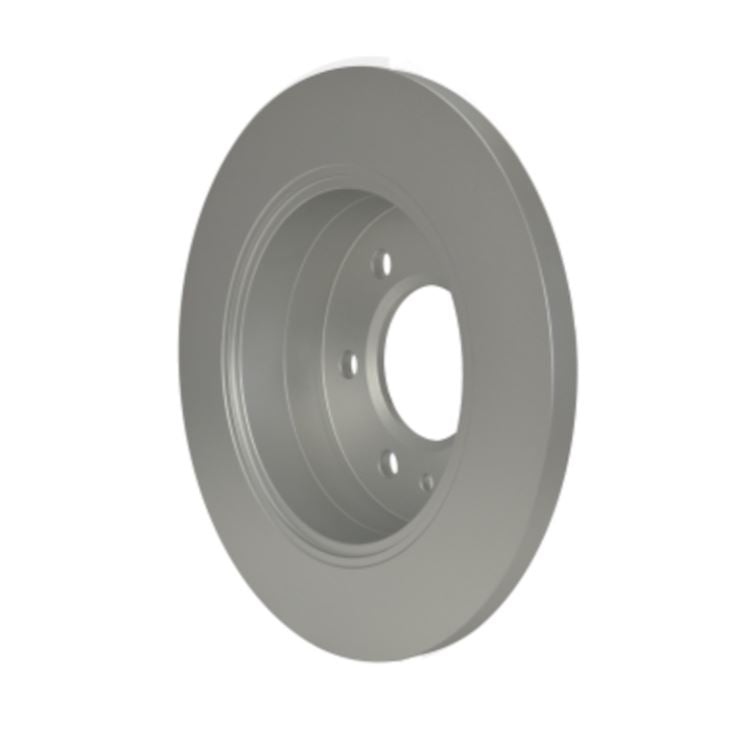 Hella 355123172 Solid Disc Brake Rotor