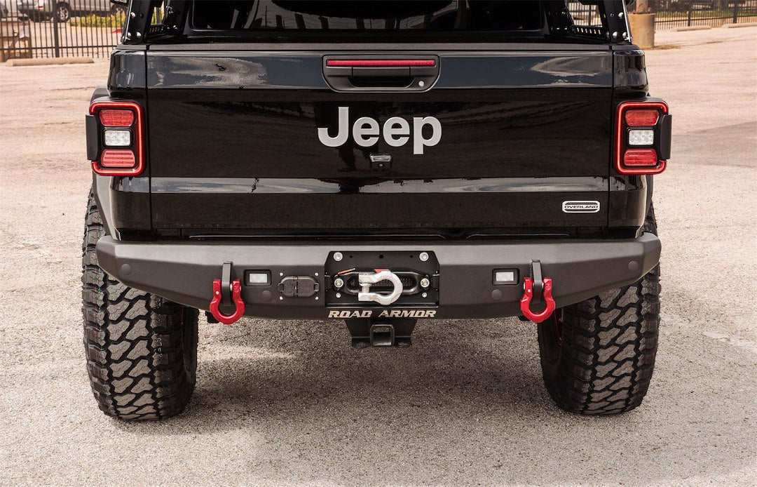 Road Armor 5203R0B Stealth One-Piece Steel Bumper