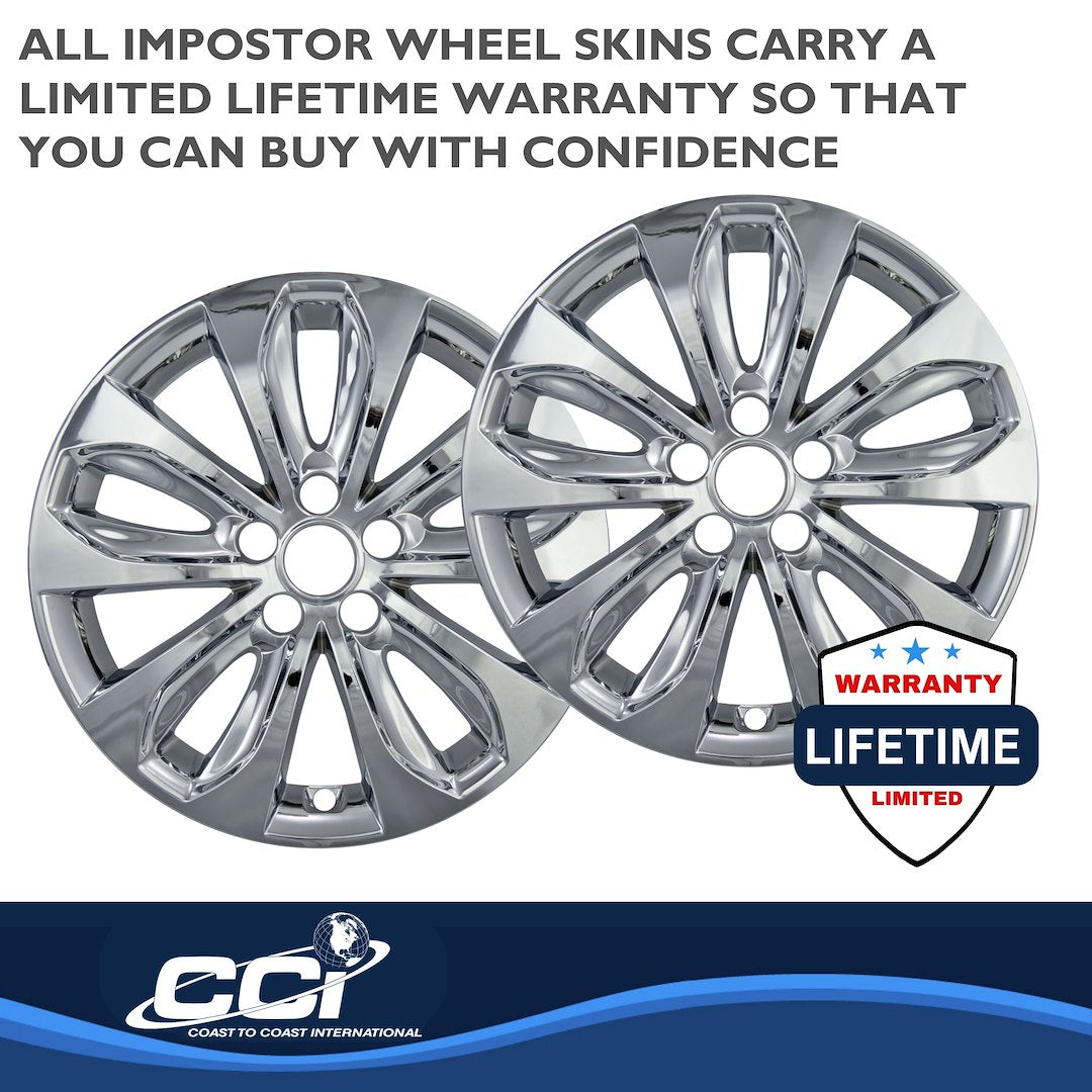 Coast To Coast IMP353X Chrome Sonata Impostor Wheel Skins - image 3
