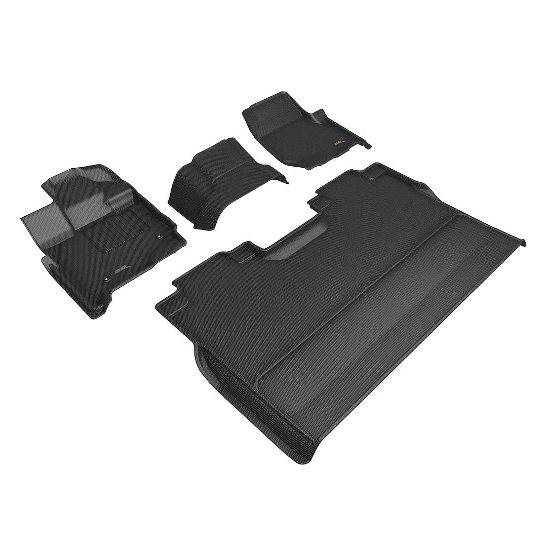3D Mats KAGU Floor Liner Thermoplastic Rubber Of Carbon Fiber Texture L1FR17201509 - image 1