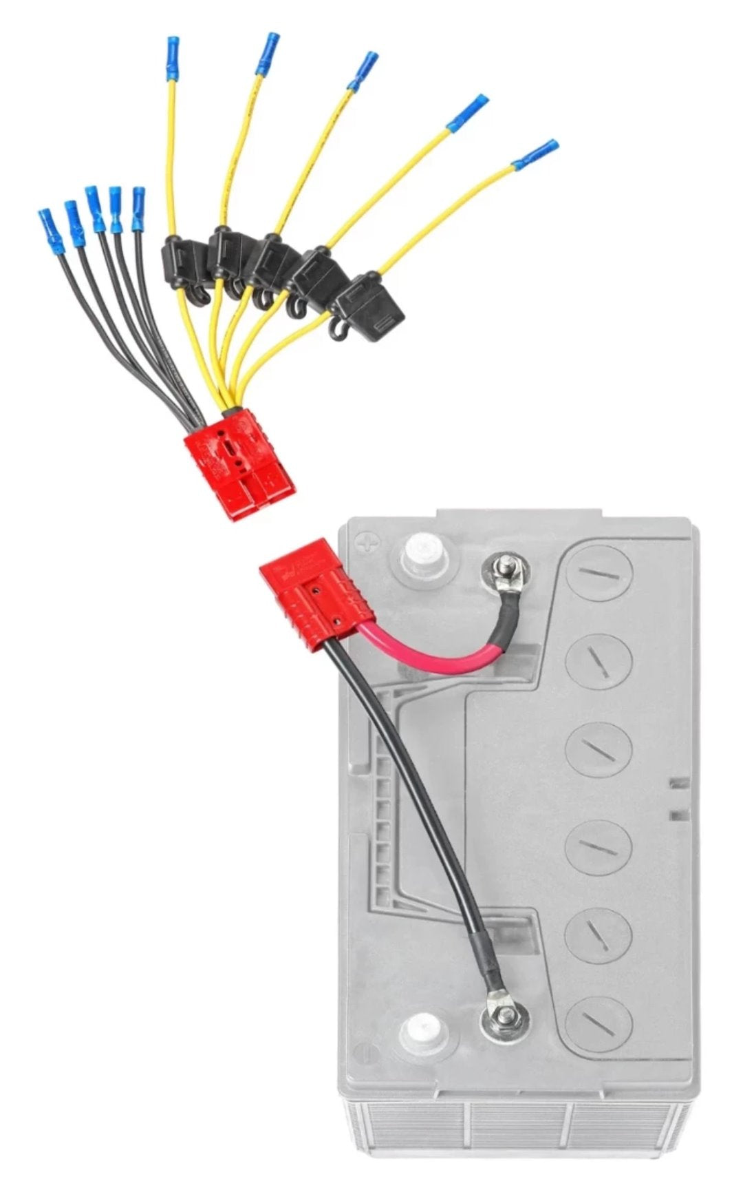 Connect-Ease CE12VB5FK Fused Five-Accessory Battery Harness - image 2