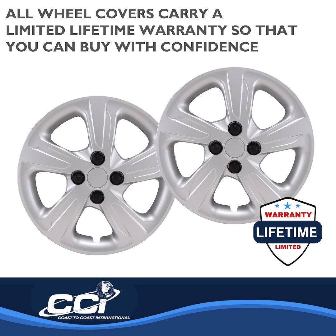 Coast To Coast 55815S Silver Spark Wheel Covers, Set of 4 - image 4