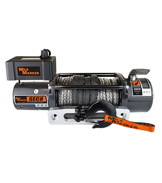 Mile Marker 77-53141W SEC8 Scout Winch with Synthetic Rope