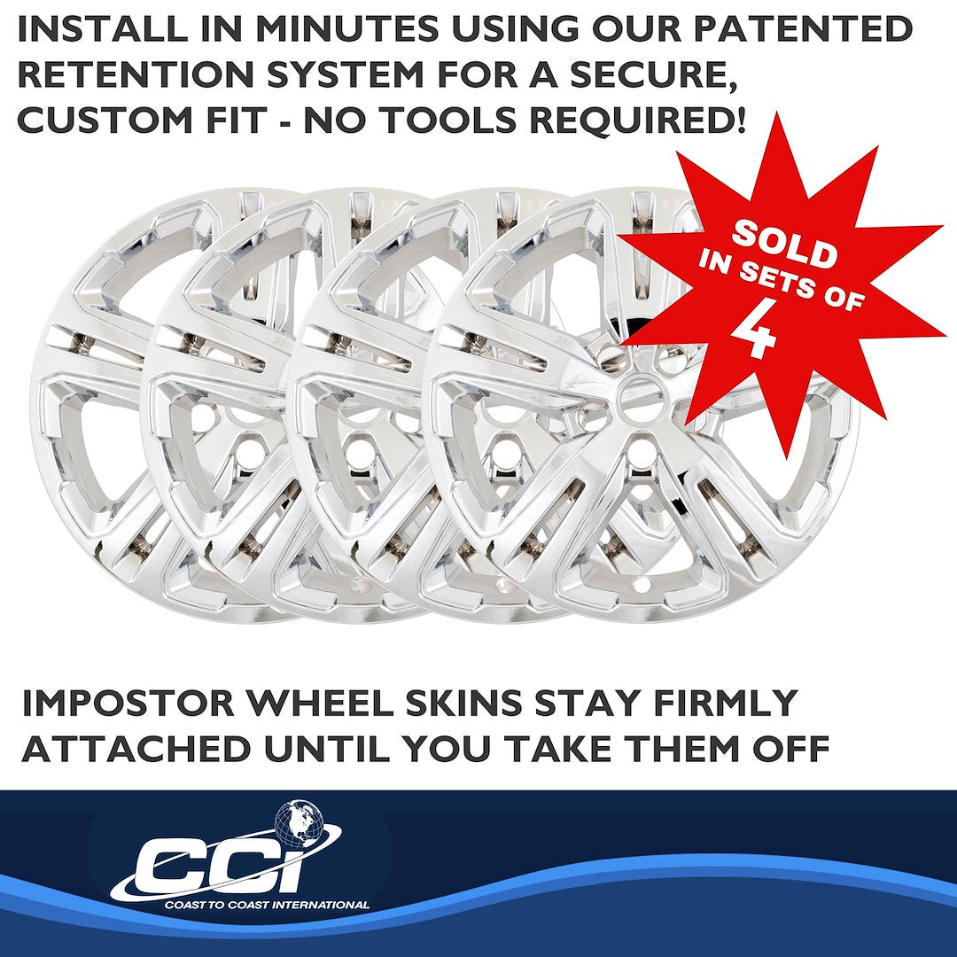 Coast To Coast IMP514X Terrain Chrome 17-Inch Wheel Skin - image 5