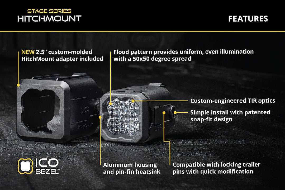 Diode Dynamics DD8762 Hitch-Mount LED Reverse-Light Kit