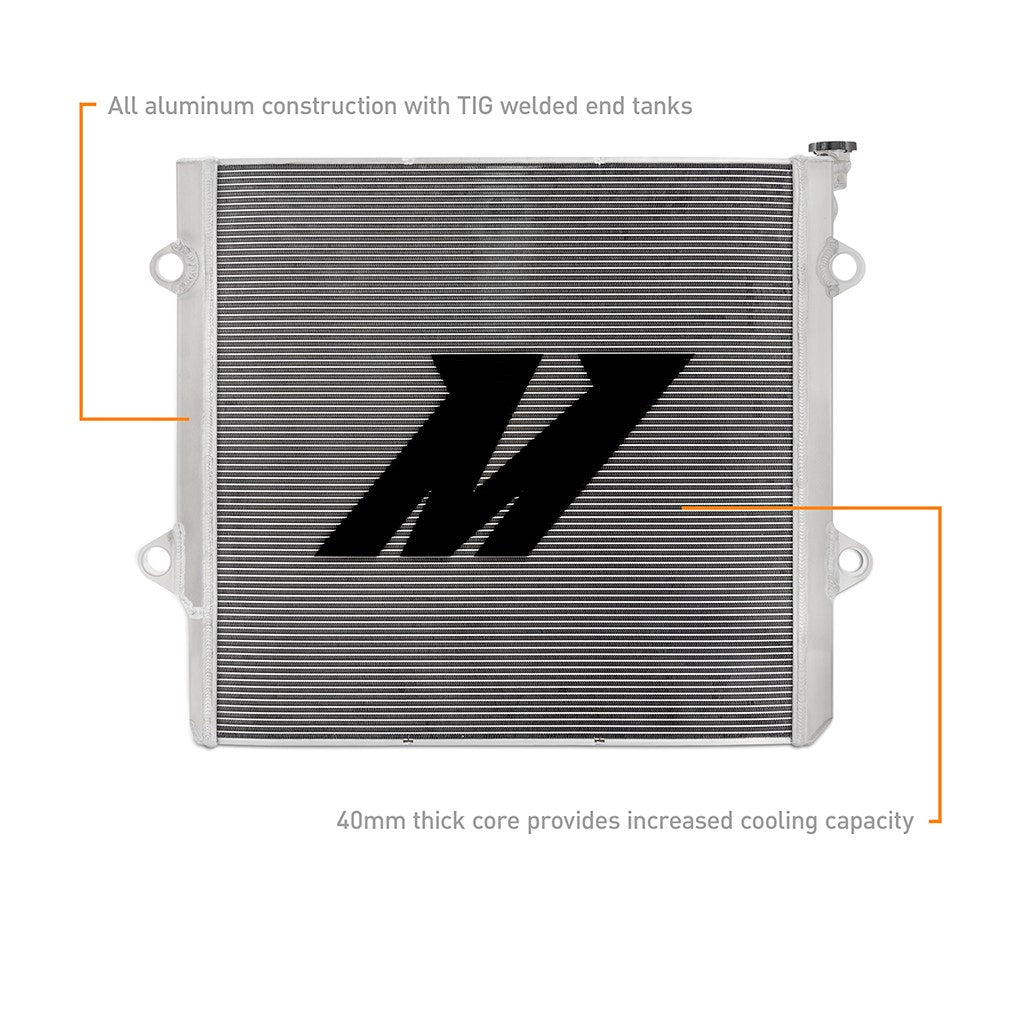Mishimoto MMRAD-GX460-10 Upper Driver-Side Aluminum Radiator