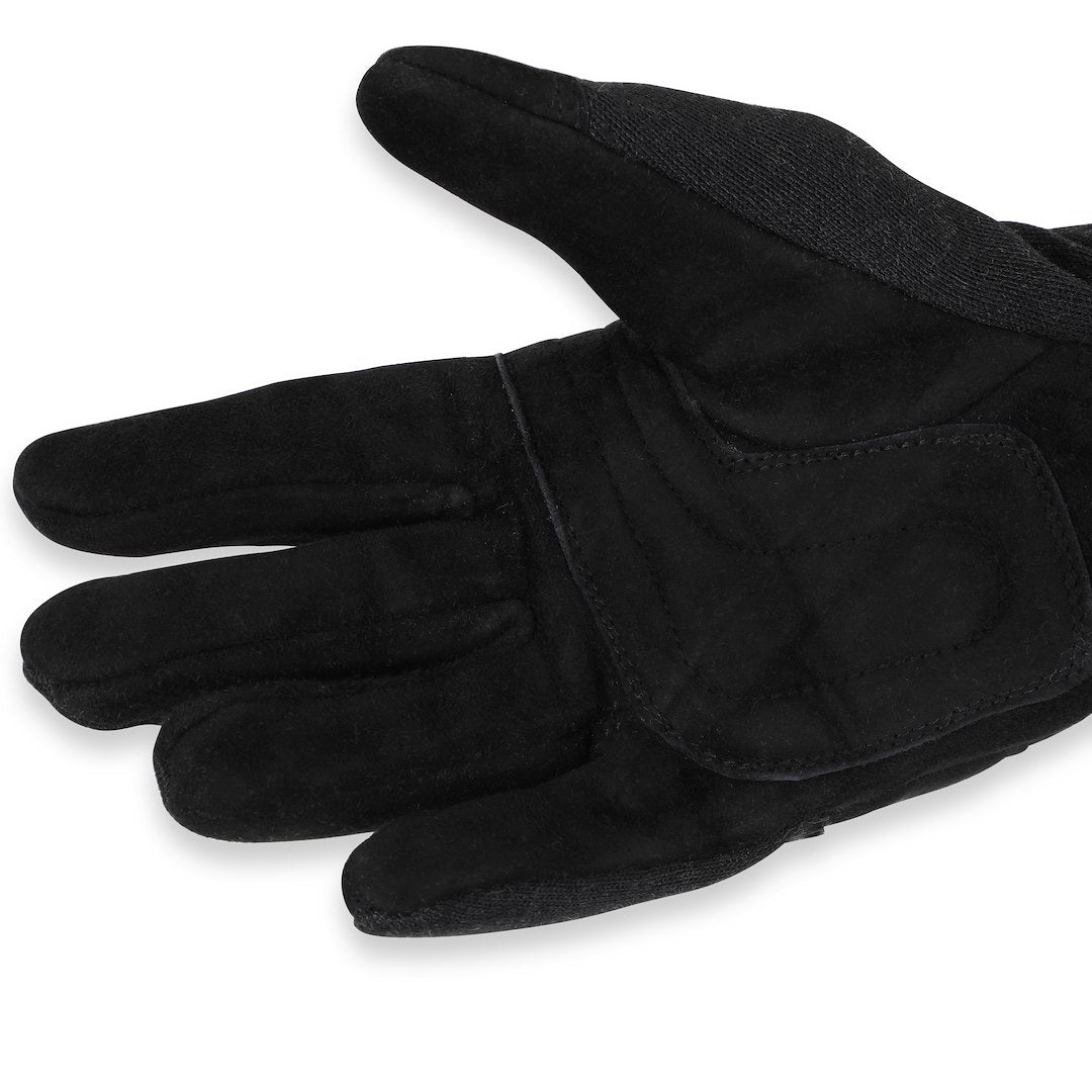Racequip 355003 Two-Layer Black Racing Gloves, Medium