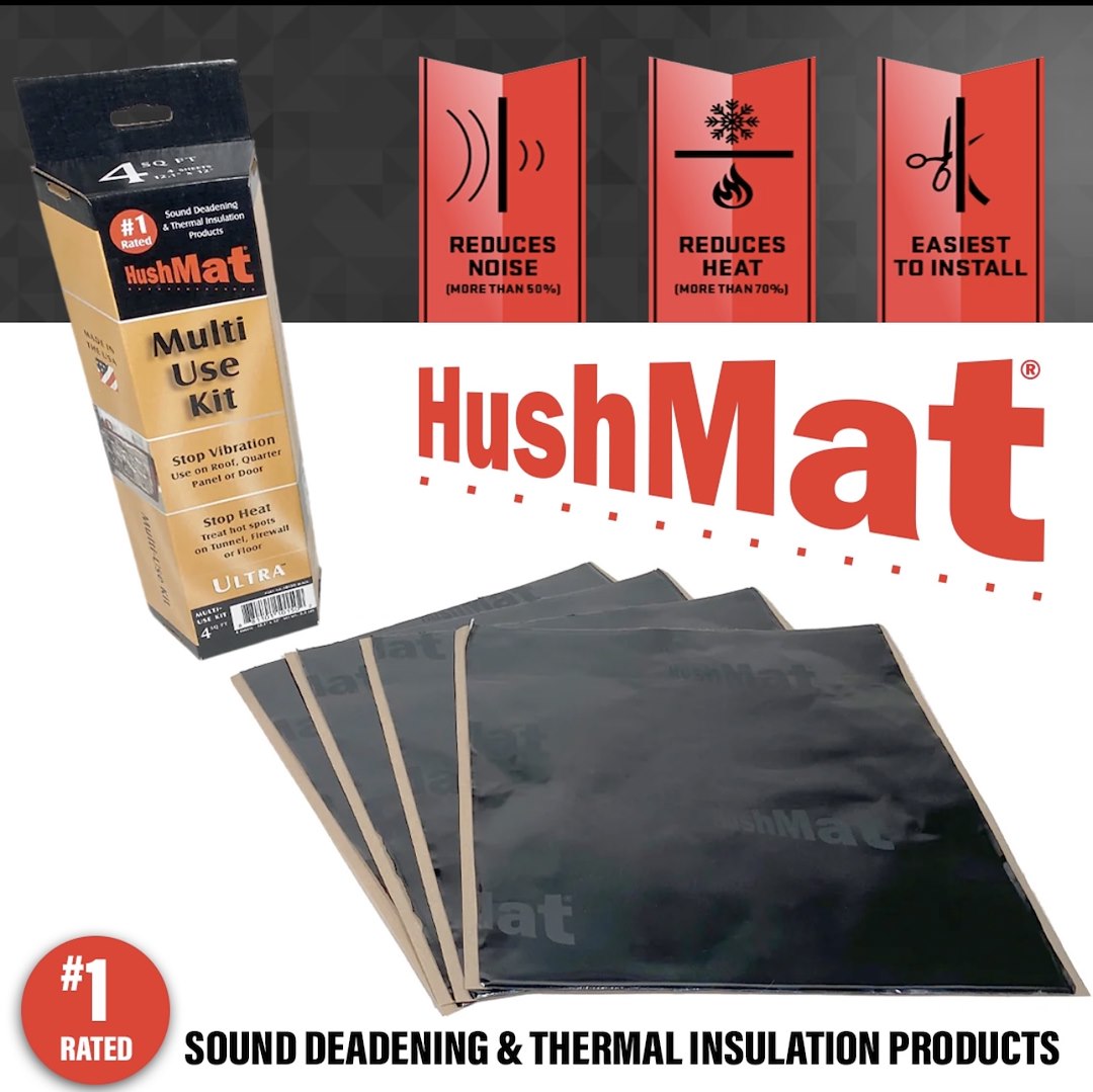 Hushmat 10150 Stealth Black Sound-Dampening Kit