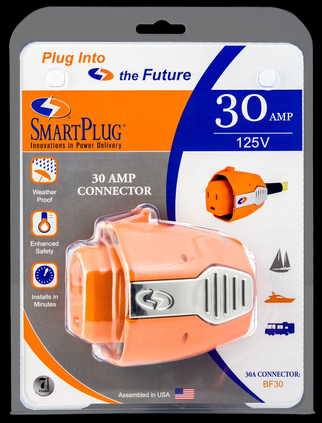 SMART PLUG Smartplug Systems Power Cord Plug End (Bf30)