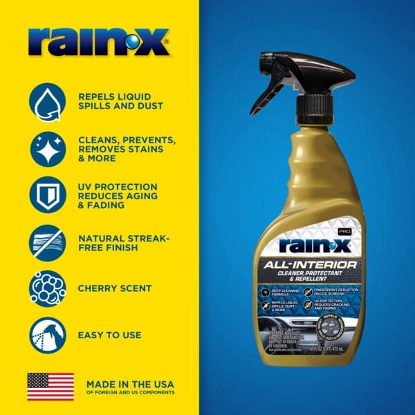 Rain-X 620232srp Pro Interior Cleaner, 16 oz