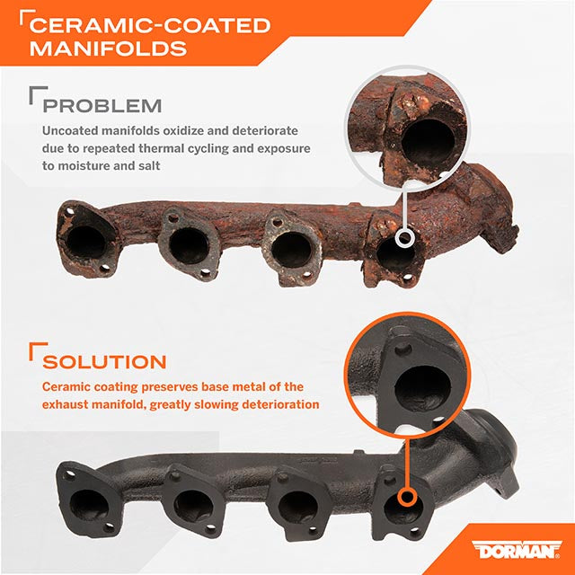 Dorman 674497 OE FIX Ceramic-Coated Left Exhaust Manifold - image 7
