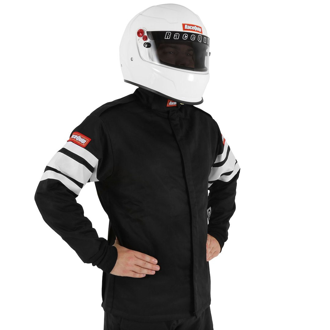 Racequip 121007 Black Racing Jacket, 2X-Large