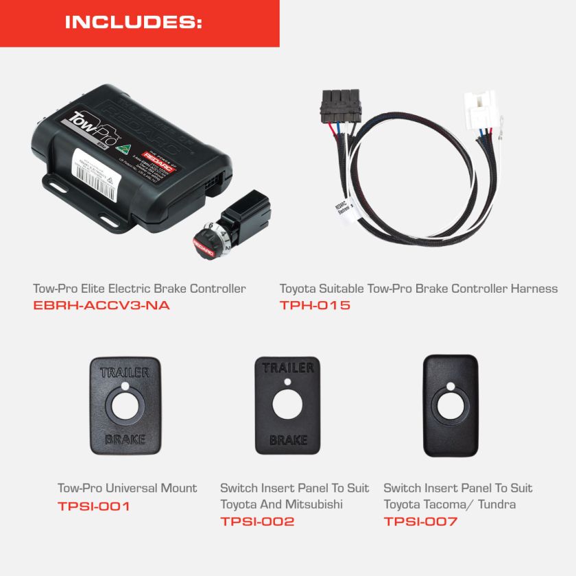 Redarc Ciktp-Na-001 Trailer Brake Control Mounting Kit - image 4