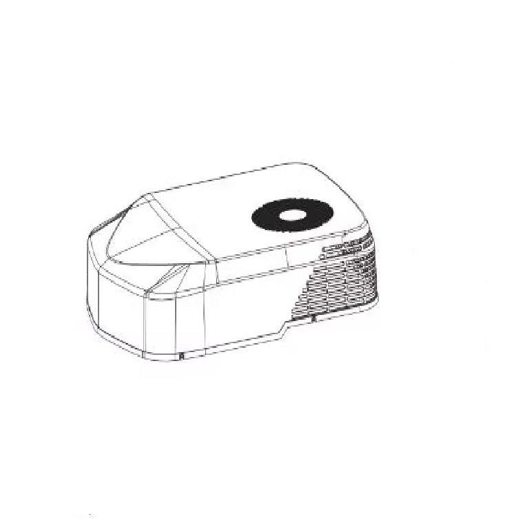 Ge Appliances Wp76x33333 Air Conditioner Ceiling Assembly Shroud - image 2