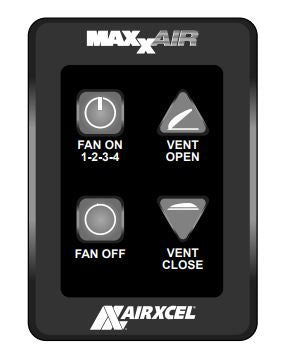 MaxxAir Ventilation Solutions Maxxfan Fan on and Off (00A03550K)