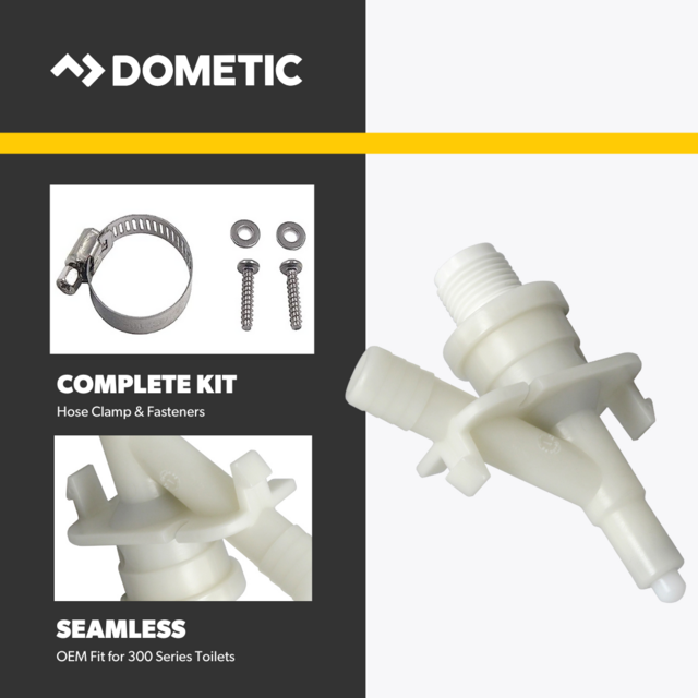 Dometic 385311641 Toilet Water Valve Module for 300, 301, 310 & 320