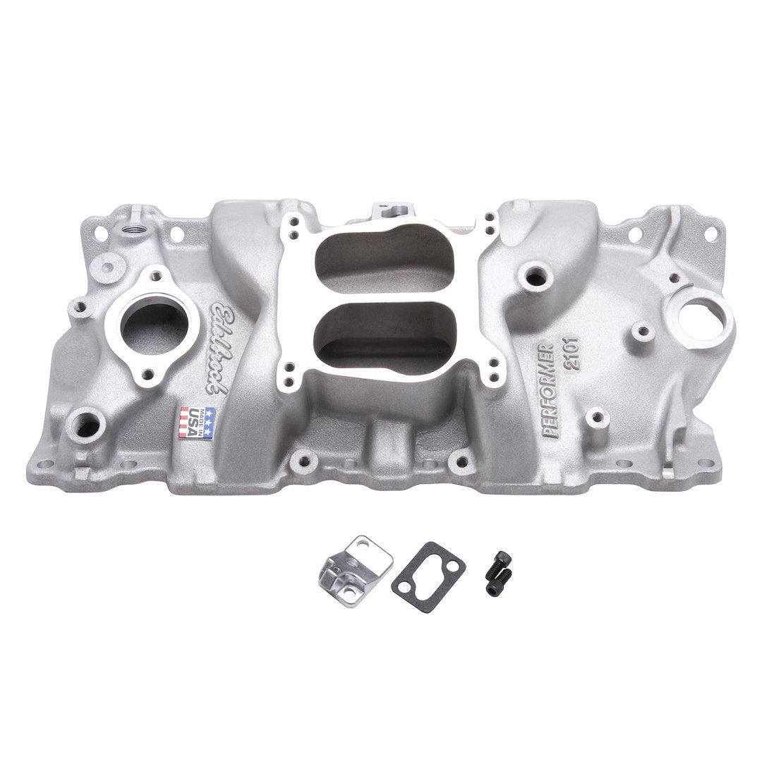 Edelbrock 2101 Chevrolet Dual-Plane High-Rise Intake