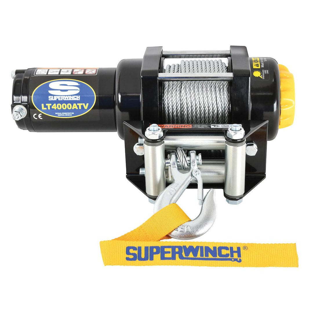 Superwinch 1140220 LT Series 4,000-lb ATV Winch with Roller