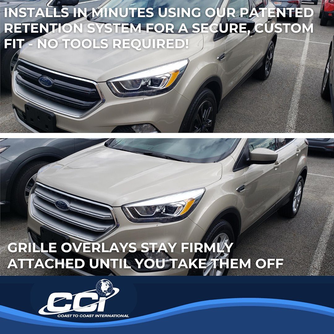 Coast To Coast GI148 Chrome Two-Bar Escape Grille Overlay - image 4