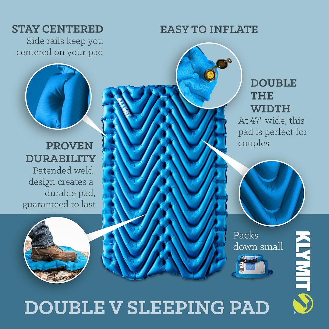 Klymit 06dvbl02e Static Sleeping Pad