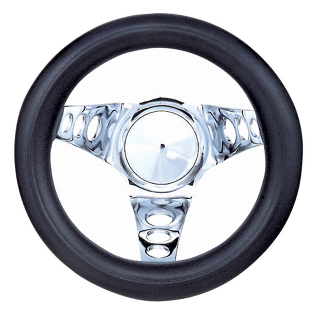 Grant Products 829 Classic Chrome/Black Foam Steering Wheel