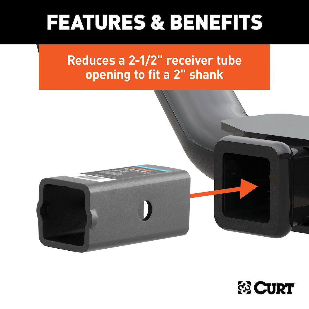 Curt 45405 Trailer Hitch Receiver Tube Adapter - image 3