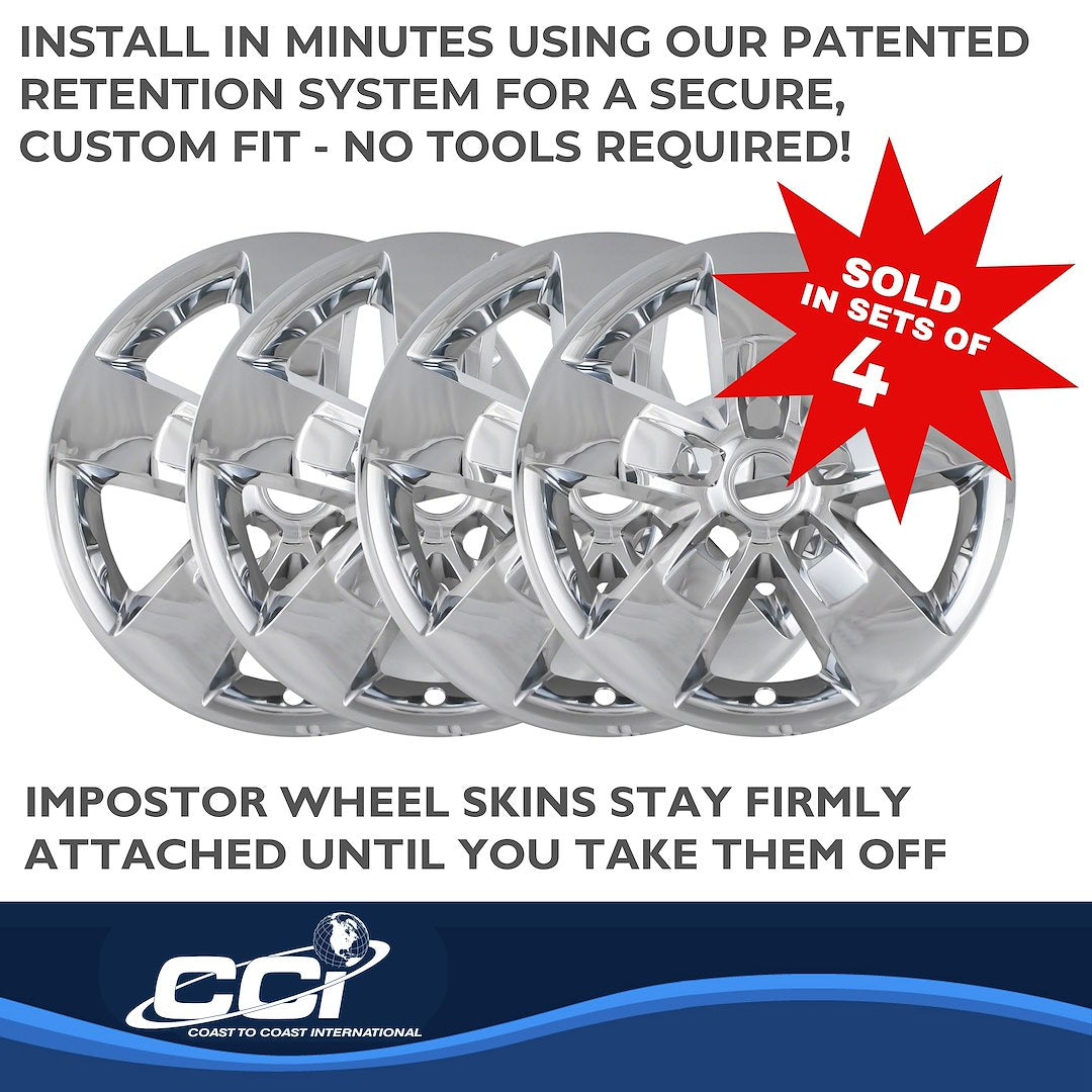 Coast To Coast IMP345XN Chrome Ram 1500 Impostor Wheel Skins - image 4