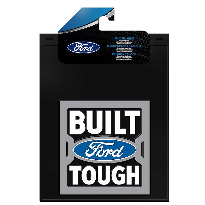 Plasticolor 001861R01 Ford Built Tough Mud Flaps, Set of 2