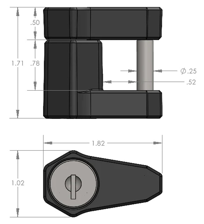 Bulletproof Hitches Trailer Hitch Lock (Latchlock)