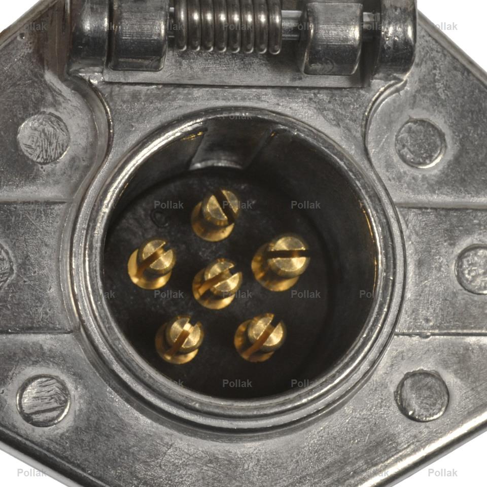 Pollak Semi-universal 6 Pin Trailer Wiring Connector (11609EP)