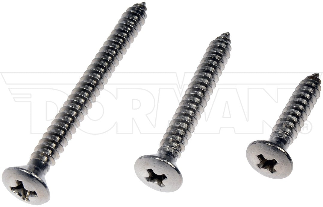 Dorman 784-145d #10 Oval-Head Screws, 12-Piece Assortment - image 4