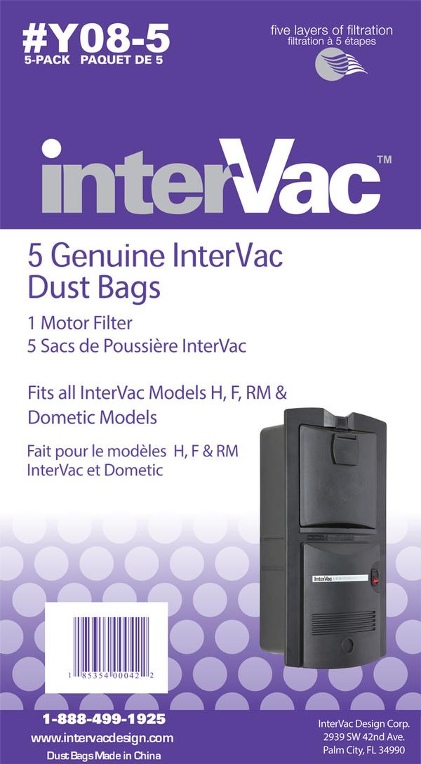 Intervac Design Y08-5 Vacuum Cleaner Bag