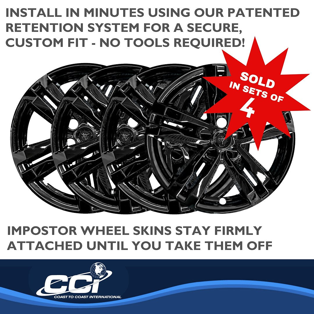 Coast To Coast IMP449BLK Black Explorer Impostor Wheel Skins - image 4