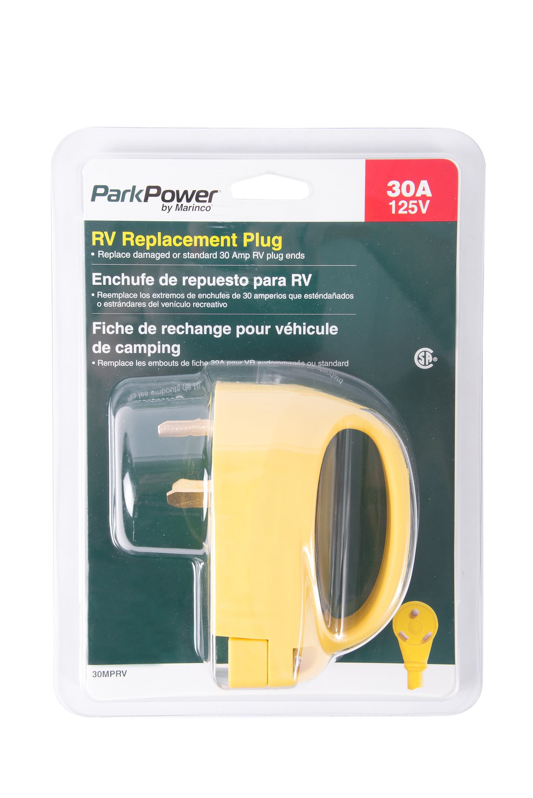 Marinco 30mprv Power Cord Plug End - image 3