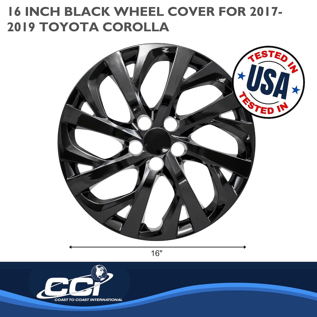Coast To Coast 52816BLK Corolla 16-Inch Black Covers - image 3