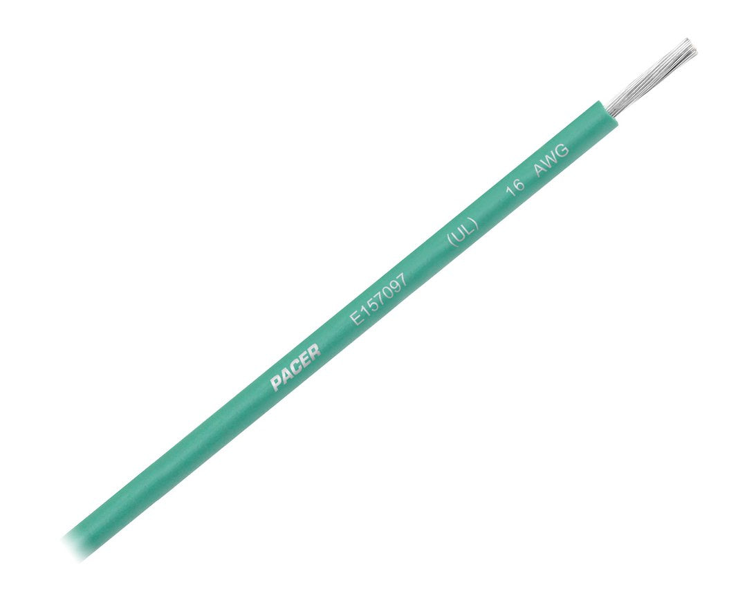 Pacer Marine Wul16gn-100 PVC-Insulated Marine Wire