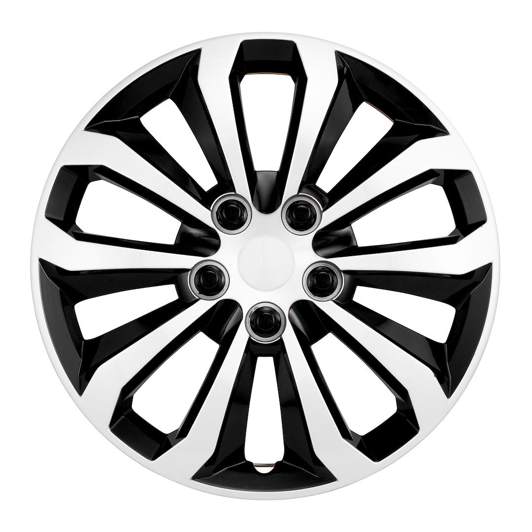 Coast To Coast 106115SB 15-Inch Black/Silver Wheel Covers - image 1