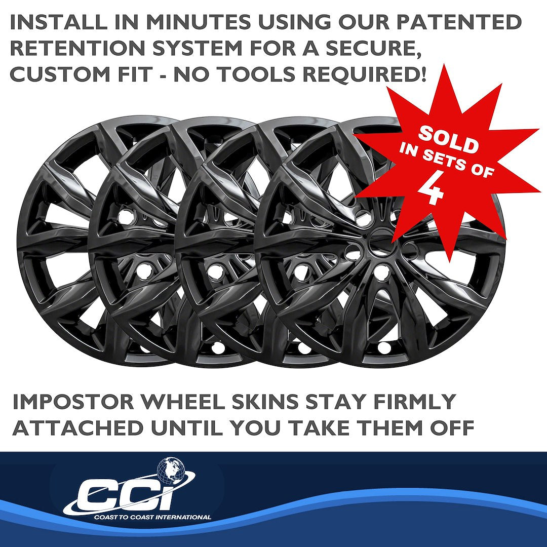 Coast To Coast IMP440BLK Black Malibu Impostor Wheel Skins - image 5