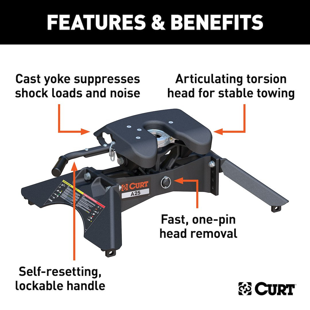 Curt 16180 Fifth Wheel Trailer Hitch - image 2