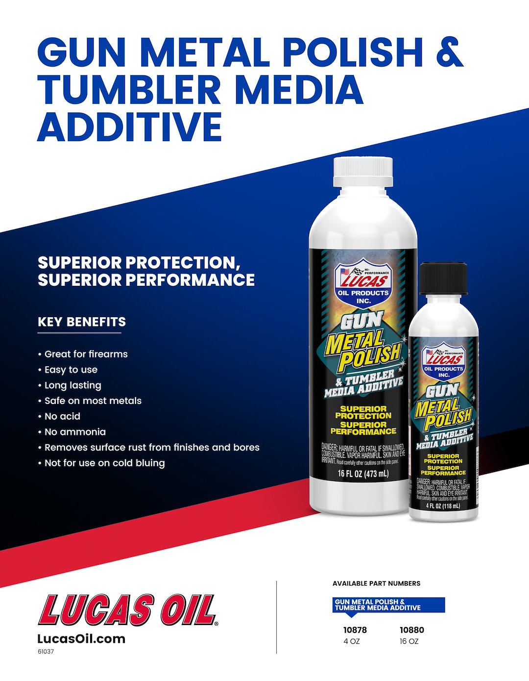 Lucas Oil 10878 Gun Metal Polish