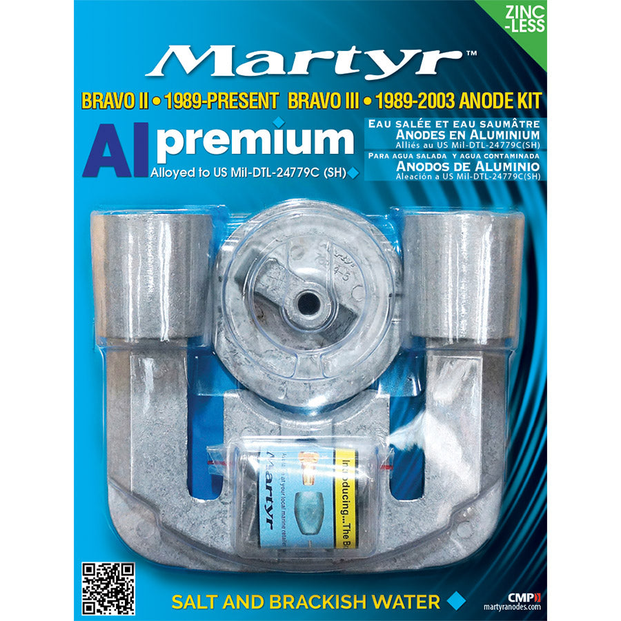 Martyr Anodes Cmbravo23kita Marine Anode Kit