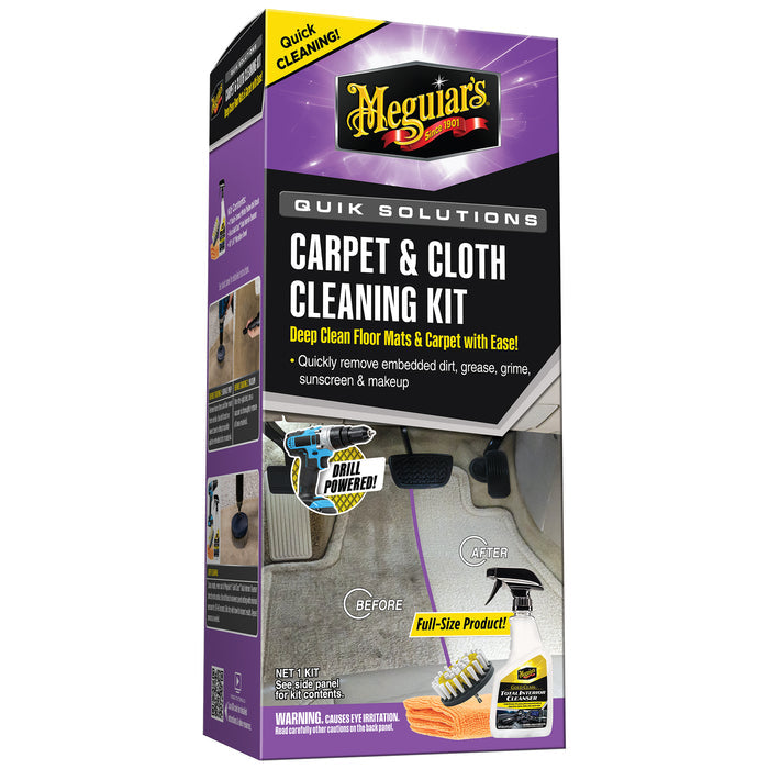 Meguiar's G55268 Carpet and Cloth Cleaning Kit