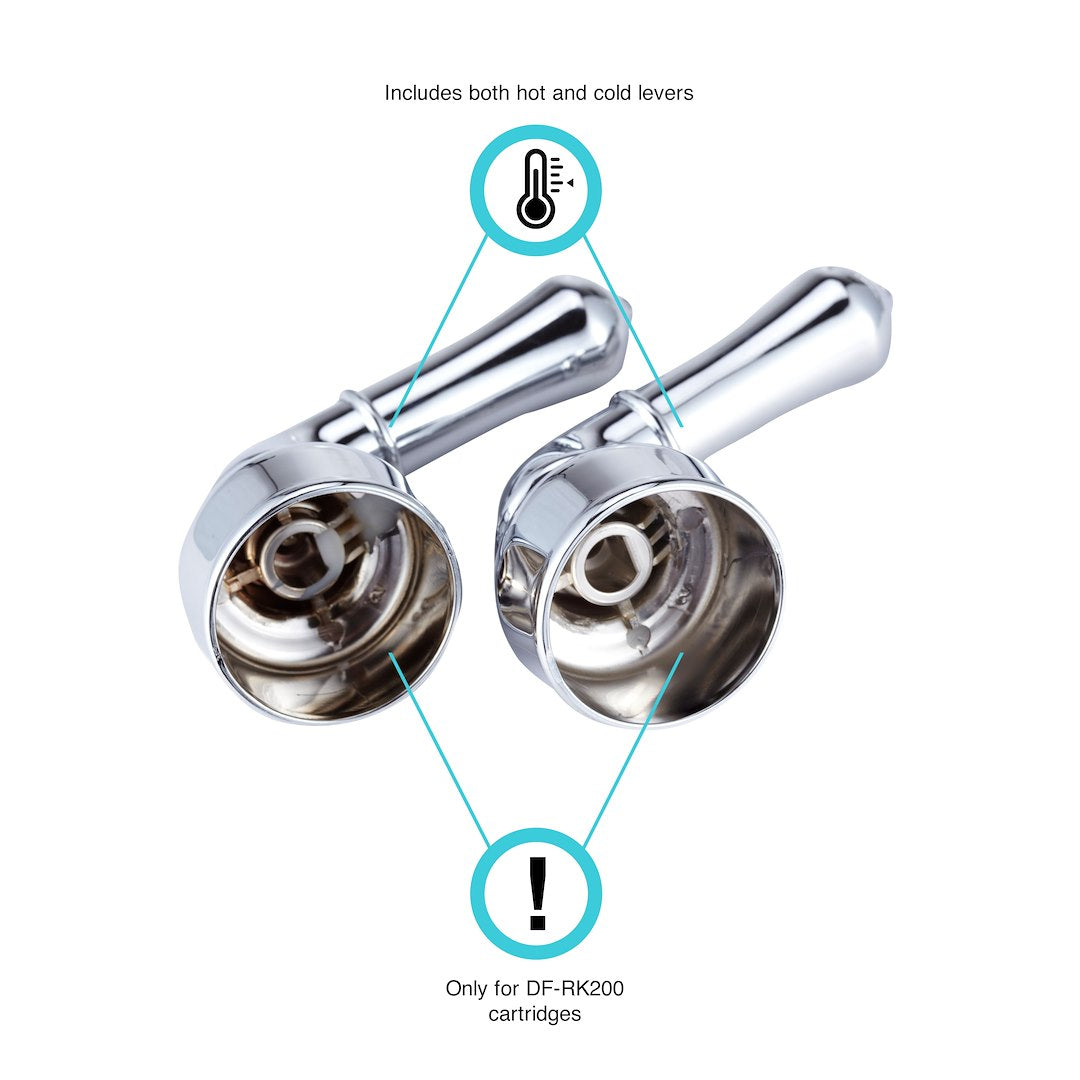 Dura Faucet Faucet Handle (Dfrkccp) – Material: Plastic