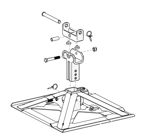 Demco Rv 6201 Fifth Wheel Trailer Hitch Head Support - image 2